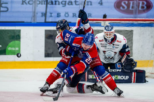 Linköping HCs John Nyberg och IK Oskarshamns Gustaf