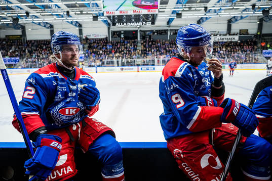 IK Oskarshamns Oscar Engsund och Ahti Oksanen
