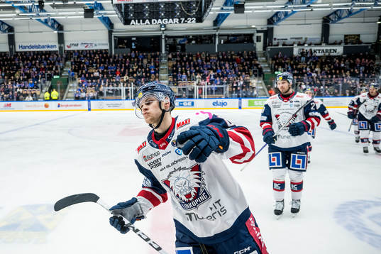 Linköping HCs Jonathan Myrenberg jublar