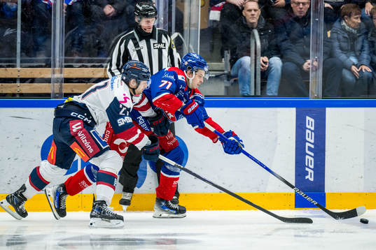 Linköping HCs Christoffer Ehn och IK Oskarshamns Viktor