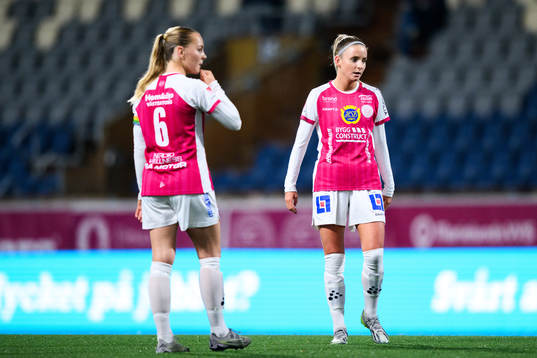 IK Uppsalas Agnes Nyberg och Ellinor Johansson deppar