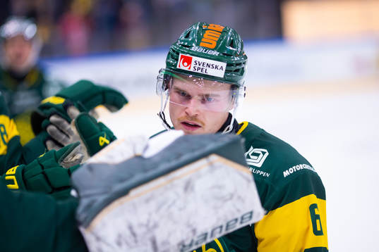 Björklövens Malte Sjögren jublar
