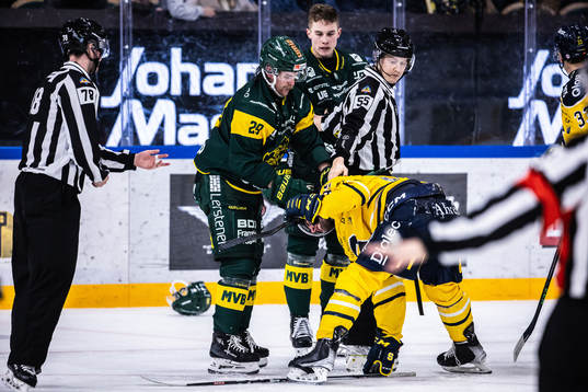 Björklövens Alexander Wiklund och Södertäljes Stelio