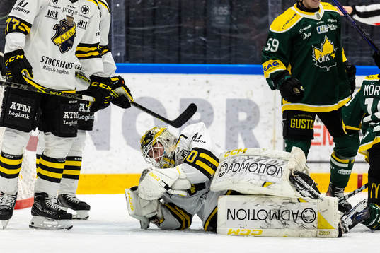 AIKs målvakt Tobias Normann deppar