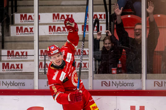 Kalmar HCs Erik Norén jublar