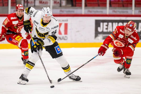 Västerås IKs Jimmie Jansson Lorek och Kalmar HCs Jesper
