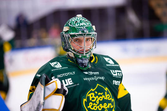 Björklövens målvakt Melker Lundqvist