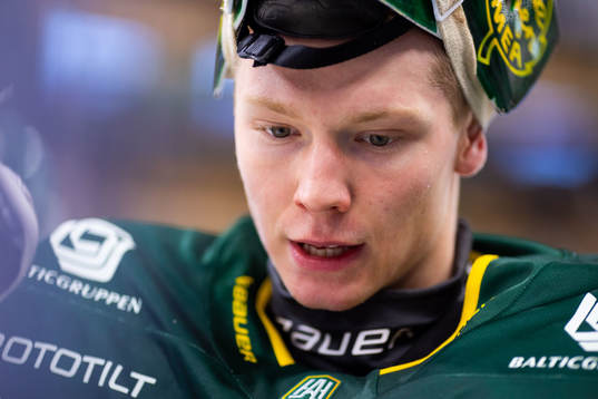 Björklövens målvakt Melker Thelin