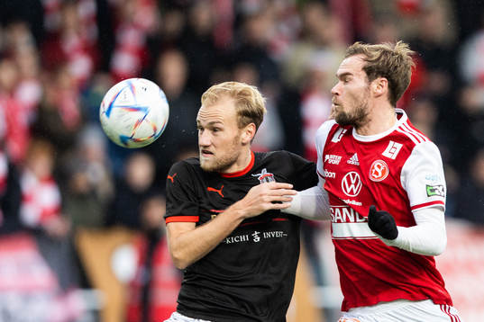 FC Stockholms Jens Stigedahl och Sandvikens Martin