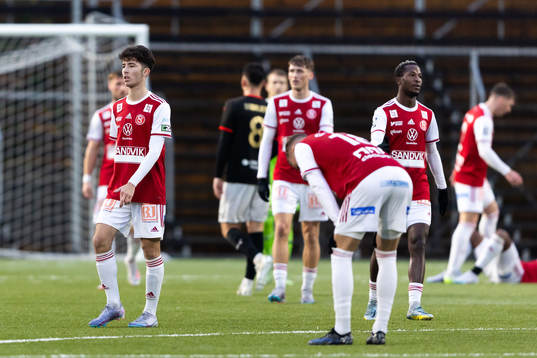 Sandvikens spelare deppar