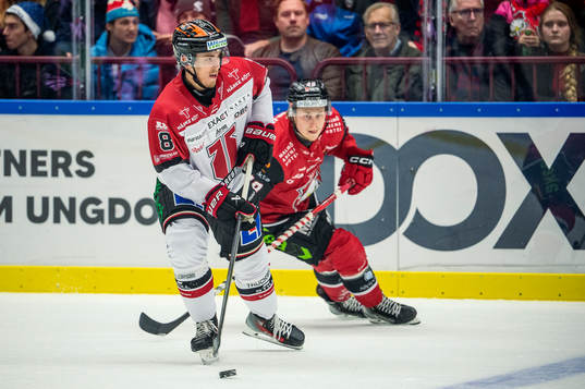 Örebros Samuel Johannesson mot Malmö Redhawks Lauri