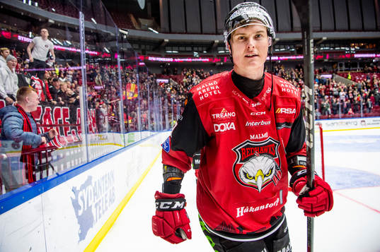 Malmö Redhawks Fredrik Händemark jublar