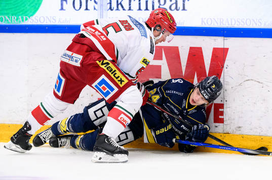 MoDos August Berg och HV71s Oscar Fisker Molgaard