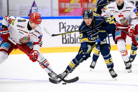 MoDos Johan Södergran och HV71s Måns Lindbäck