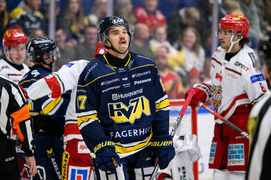 HV71s Oliwer Kaski deppar