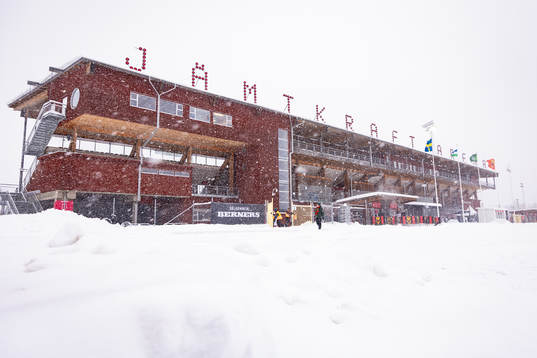 Jämtkraft Arena i snö
