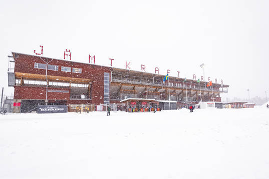 Jämtkraft Arena i snö