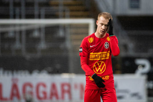 Landskronas David Edvardsson deppar
