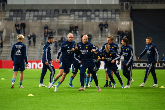 Djurgårdens Marcus Danielson och Magnus Eriksson