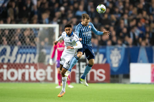 Djurgårdens Jacob Une Larsson och Sirius Joakim Persson