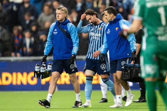 Djurgårdens Gustav Wikheim har ont