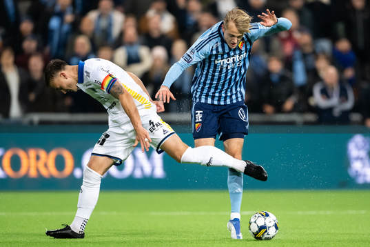 Sirius Henrik Castegren och Djurgårdens Oskar Fallenius