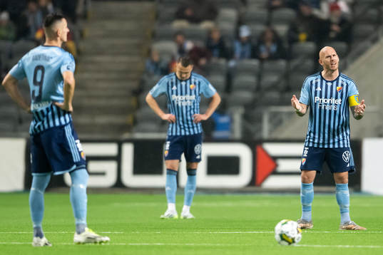 Djurgårdens Magnus Eriksson deppar