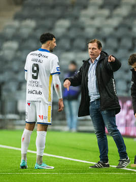 Sirius tränare Christer Mattiasson och Wessam Abou Ali