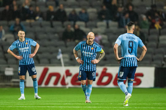 Djurgårdens Magnus Eriksson deppar