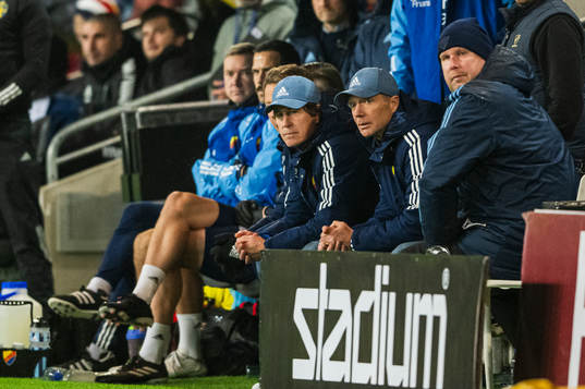 Djurgårdens tränare Thomas Lagerlöf och tränare Kim