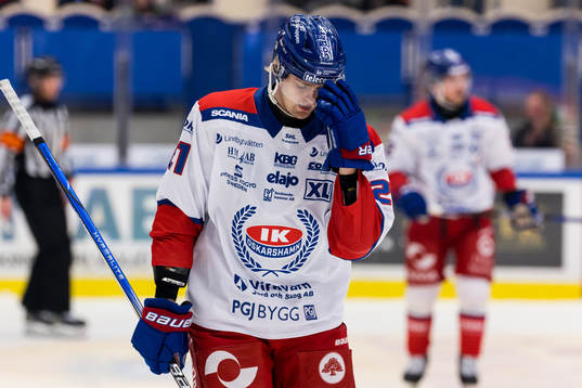 Oskarshamns Hampus Karlsson deppar