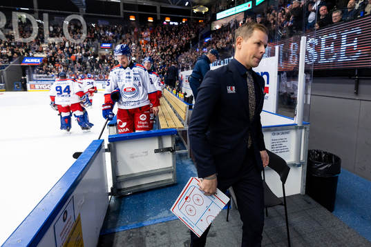 Oskarshamns tränare Martin Filander deppar
