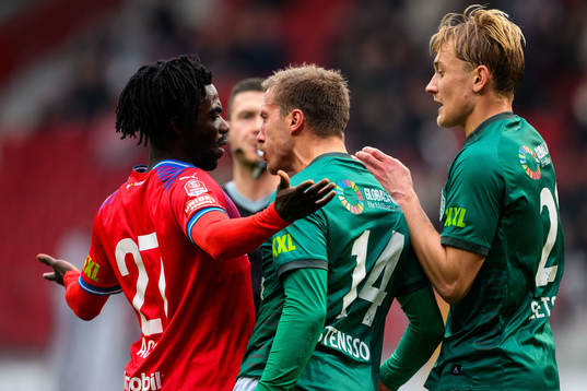 Helsingborgs Benjamin Acquah och Brages Jacob Stensson