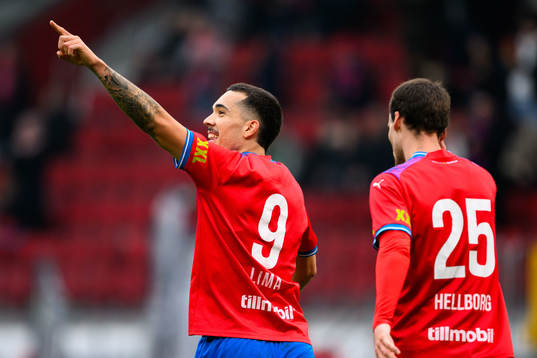 Helsingborgs Lucas Lima jublar