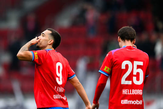 Helsingborgs Lucas Lima jublar
