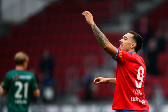 Helsingborgs Lucas Lima jublar