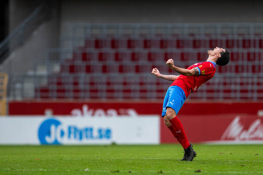 Helsingborgs Jon Birkfeldt jublar