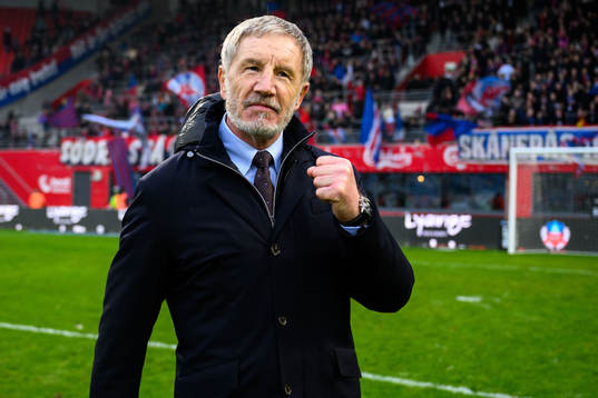 Helsingborgs tränare Stuart Baxter jublar