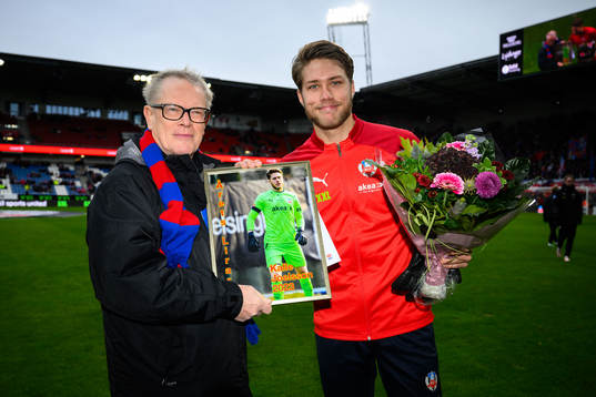 Helsingborgs målvakt Kalle Joelsson tilldelas priset