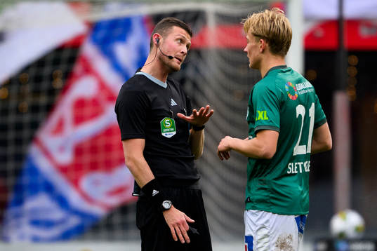Domare Erik Mattsson och Brages Henry Sletsjøe