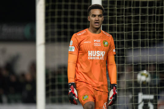 Hammarbys målvakt Oliver Dovin