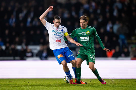 Värnamos Oscar Johansson och Hammarbys Markus Karlsson