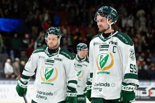Färjestads Linus Johansson deppar