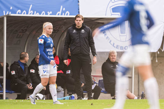 Trelleborgs tränare Joakim Felldin
