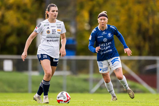 Sundsvalls Blerta Smaili och Trelleborgs Linnea Prambrant