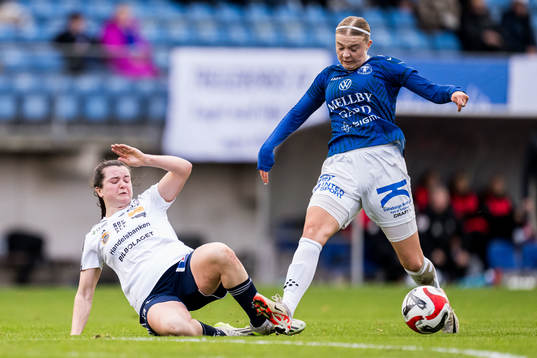 Sundsvalls Hannah Tillett och Trelleborgs Matilda Andersson