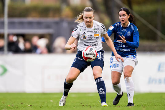 Sundsvalls Juulia Grönlund och Trelleborgs Ellen Loncar
