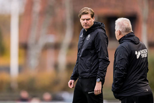 Trelleborgs tränare Joakim Felldin