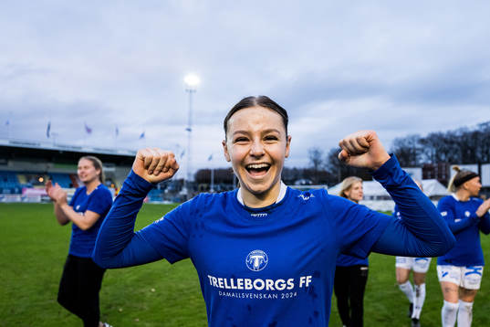 Trelleborgs Alice Egnér jublar