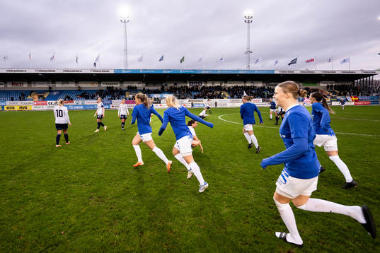 Trelleborgs spelare jublar